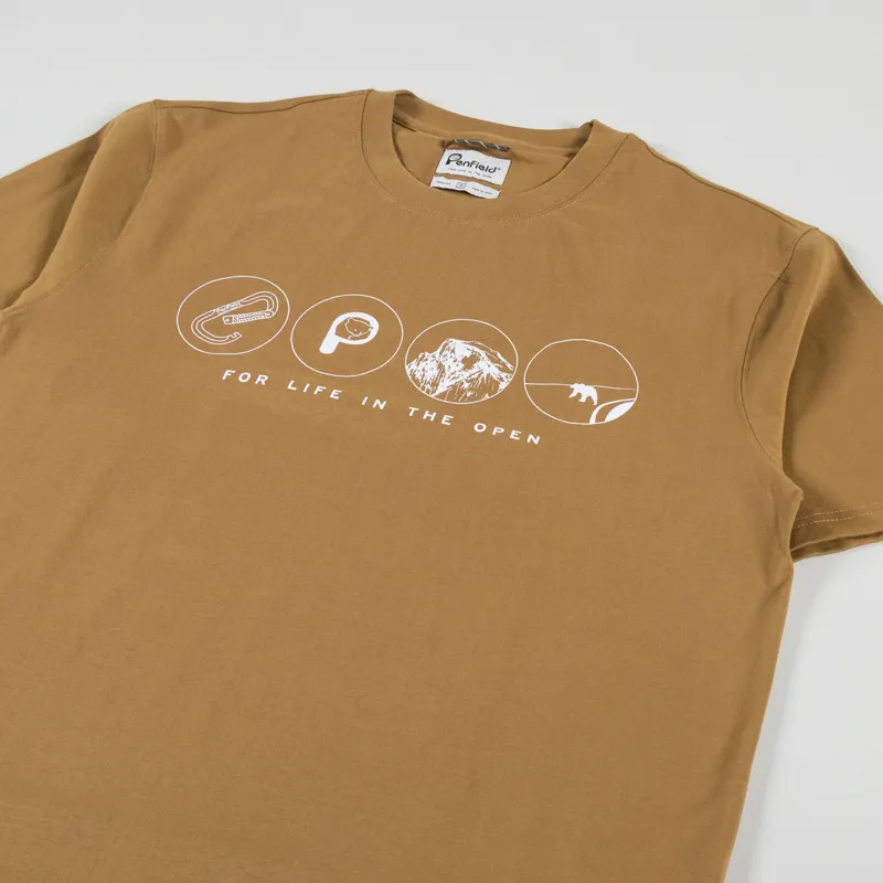 Penfield Multi Symbols T Shirt Chipmunk-1