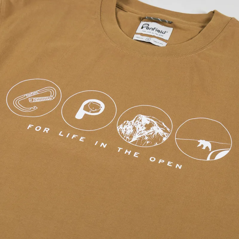 Penfield Multi Symbols T Shirt Chipmunk-2