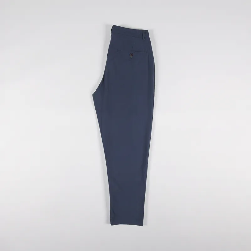 Universal Works Military Chino Navy Seersucker-2