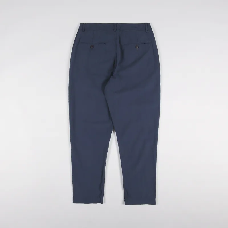 Universal Works Military Chino Navy Seersucker