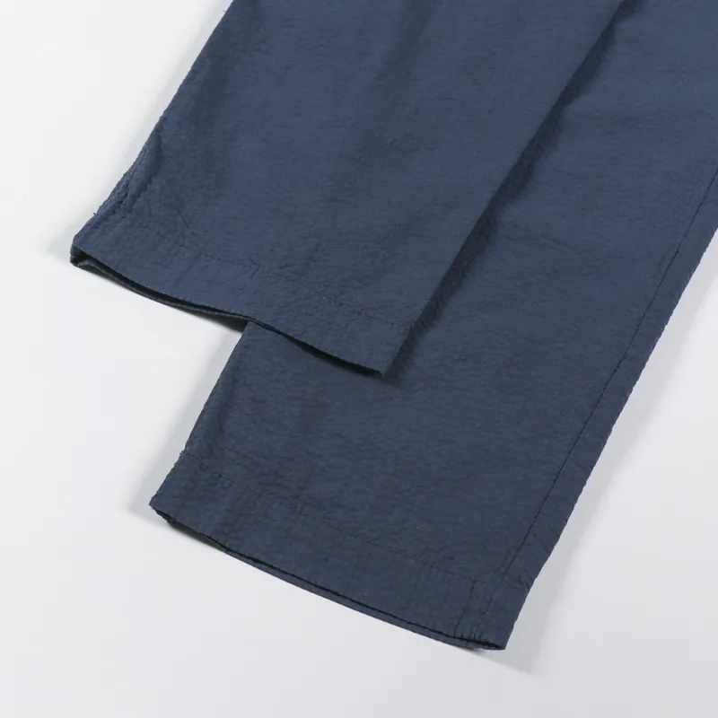 Universal Works Military Chino Navy Seersucker-3