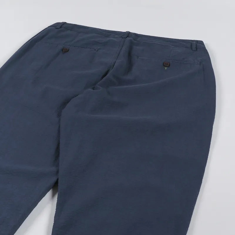 Universal Works Military Chino Navy Seersucker-6