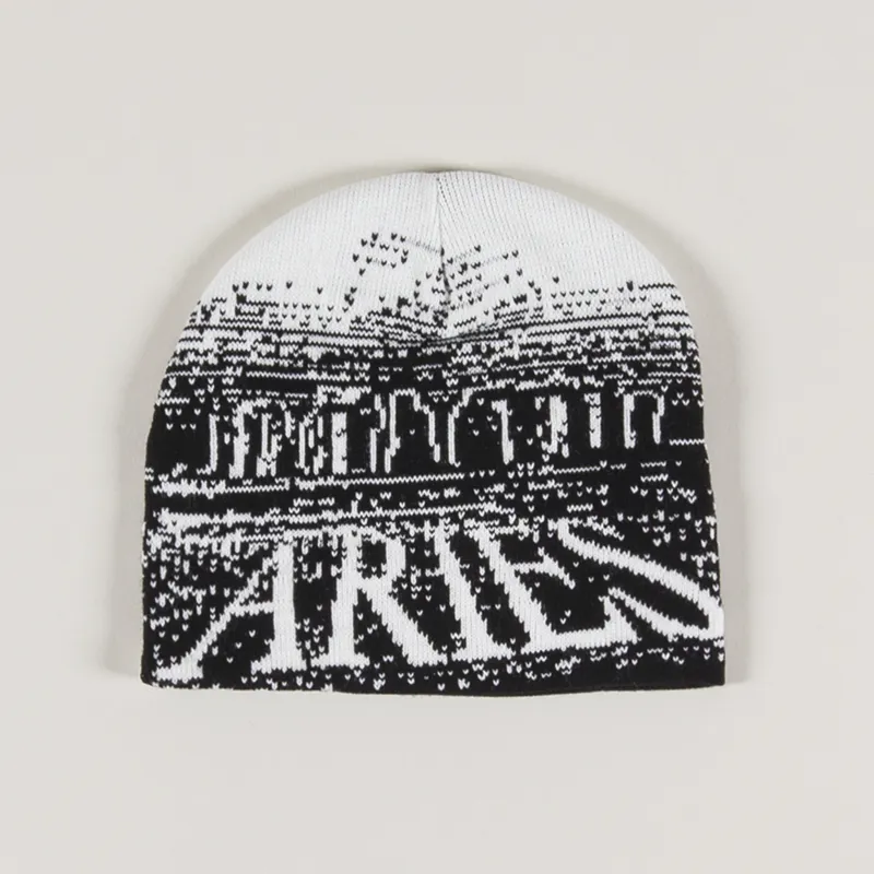 帽子 23AW ARIES Moonhenge Beanie Aries Moonhenge Mens Winter Beanie Black