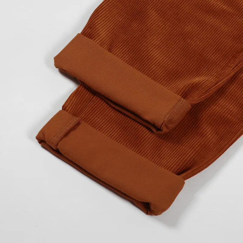 Carhartt WIP Menson Pant Brandy Rinsed-4