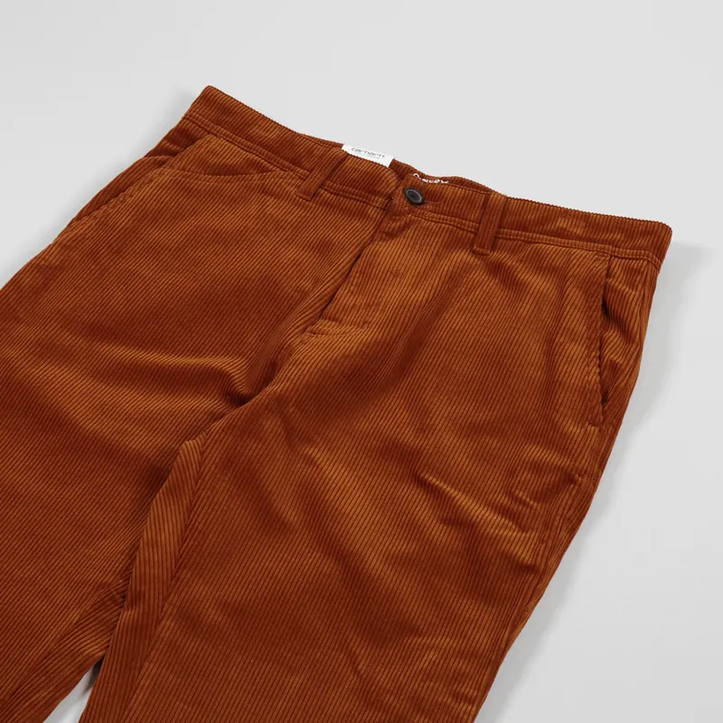 Carhartt WIP Menson Pant Brandy Rinsed-6