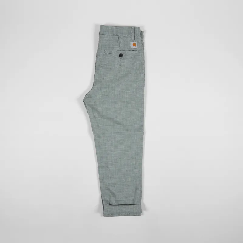Carhartt WIP Menson Pant Lewis Houndstooth Treehouse Rigid-2