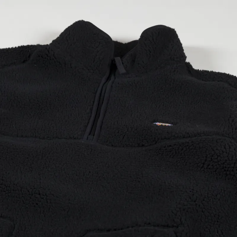 Dickies Mount Hope 1/4 Zip Fleece Black-1