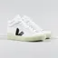 Veja Womens Minotaur Chromefree Leather Shoes Extra White Black Butter