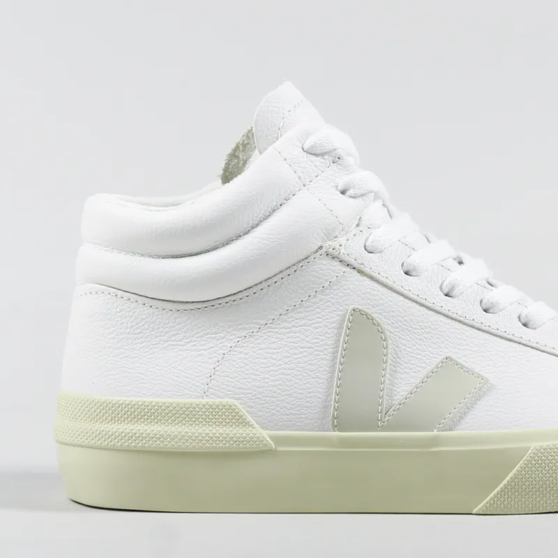 Veja Womens Minotaur Chromefree Leather Shoes Extra White Pierre Butter-5