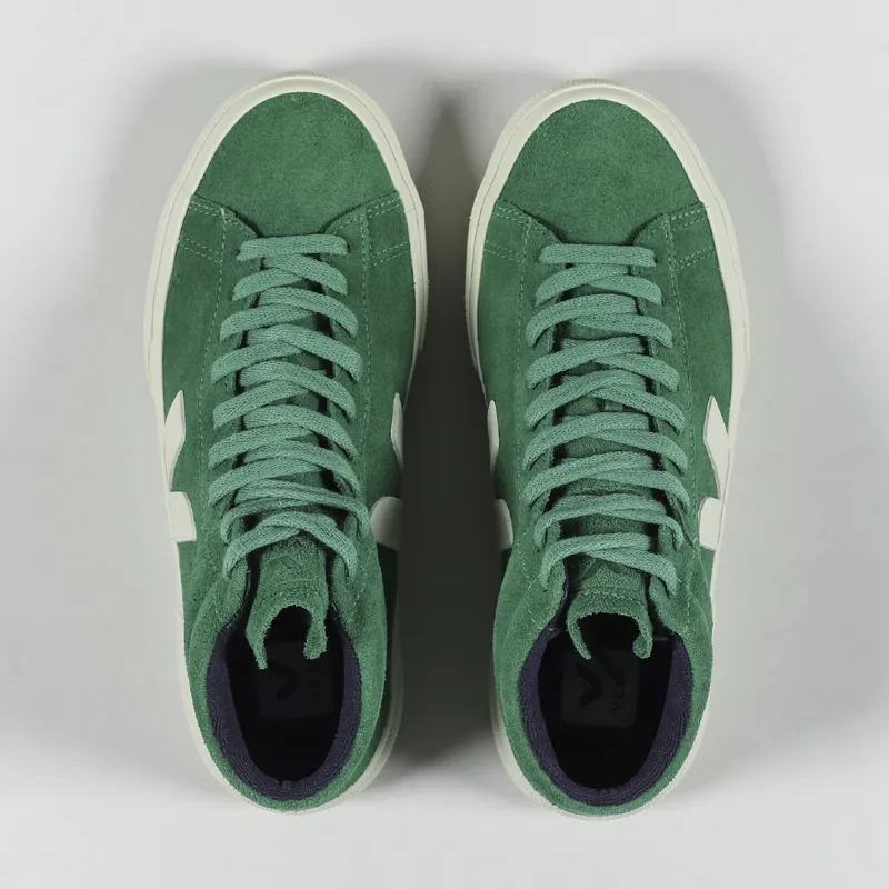 Veja Womens Minotaur Suede Shoes Emeraude Pierre-1