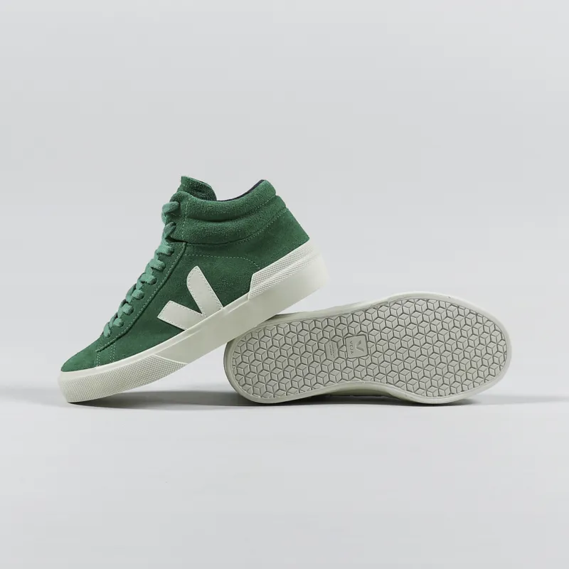 Veja Womens Minotaur Suede Shoes Emeraude Pierre-2