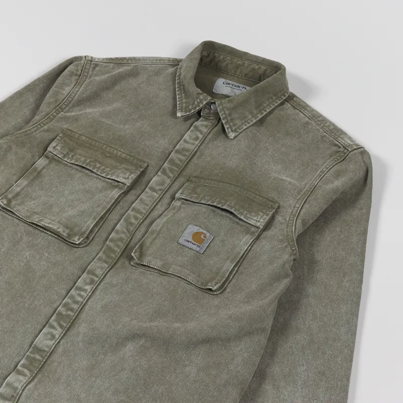 Carhartt WIP Monterey Shirt Jac Dollar Green-2