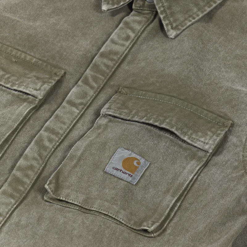 Carhartt WIP Monterey Shirt Jac Dollar Green-4