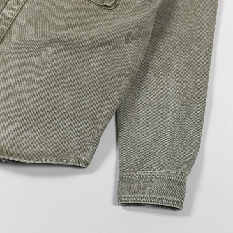 Carhartt WIP Monterey Shirt Jac Dollar Green-6