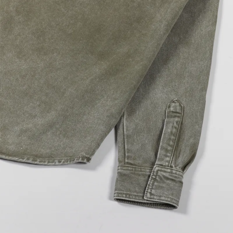 Carhartt WIP Monterey Shirt Jac Dollar Green-5