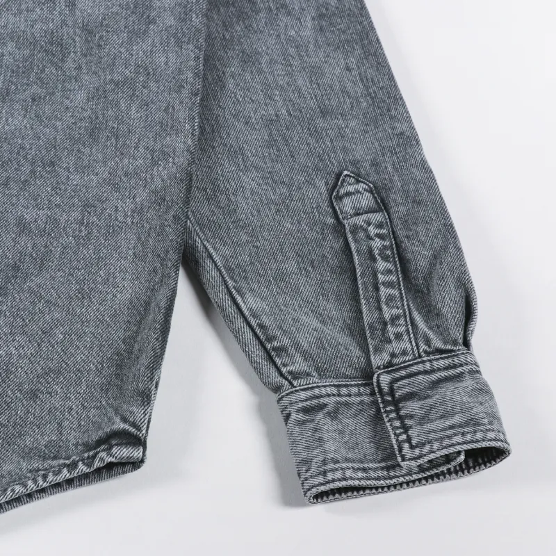 Carhartt WIP Monterey Shirt Jac Black Worn Washed-7