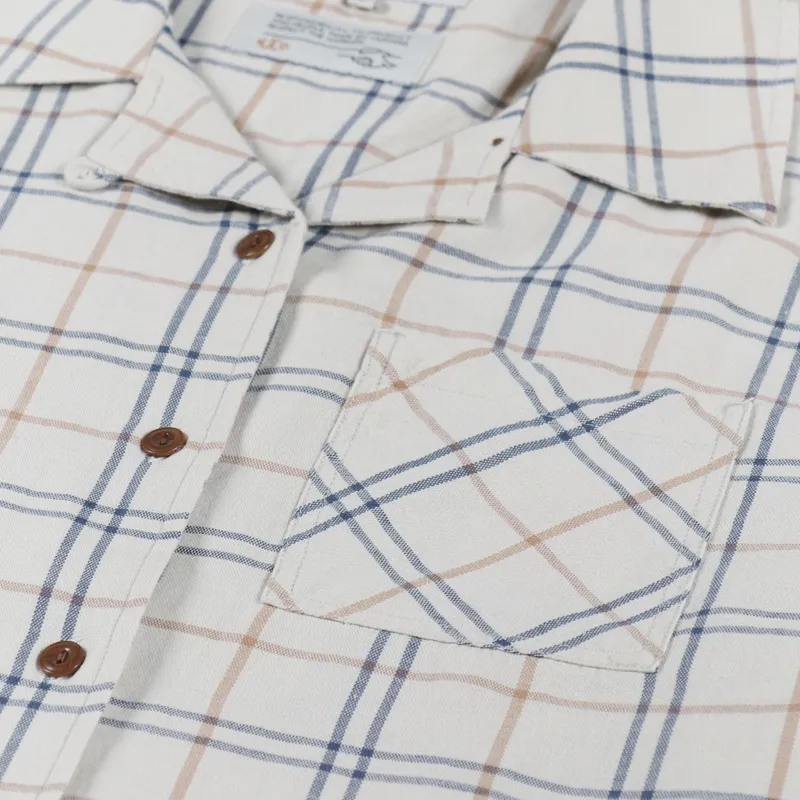 Nudie Jeans Womens Moa Florida Shirt Cream-4