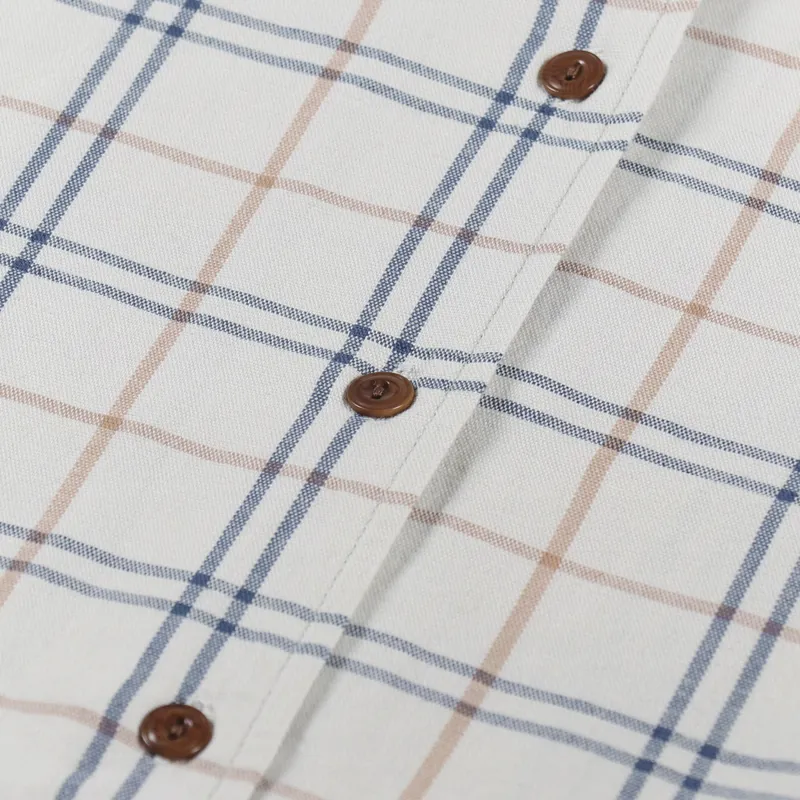 Nudie Jeans Womens Moa Florida Shirt Cream-5