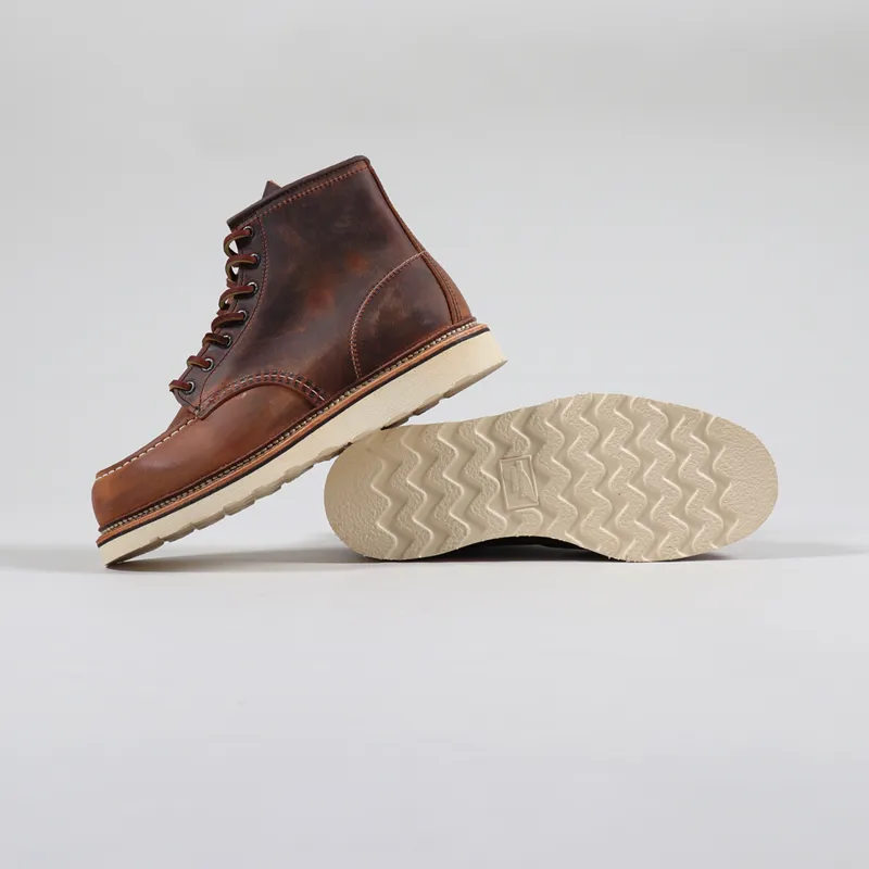 Red Wing Moc Toe Boots Copper Rough Tough-1