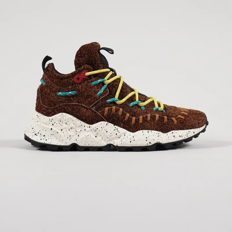 Flower Mountain Mohican Shoes Hairy Suede Vintage Brown-1