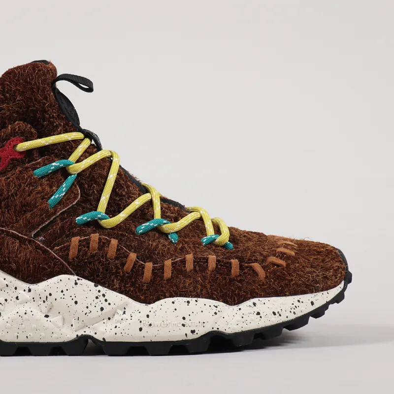 Flower Mountain Mohican Shoes Hairy Suede Vintage Brown-6