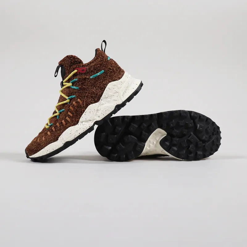 Flower Mountain Mohican Shoes Hairy Suede Vintage Brown-2