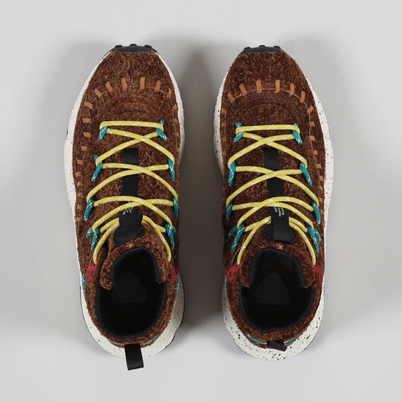 Flower Mountain Mohican Shoes Hairy Suede Vintage Brown-4