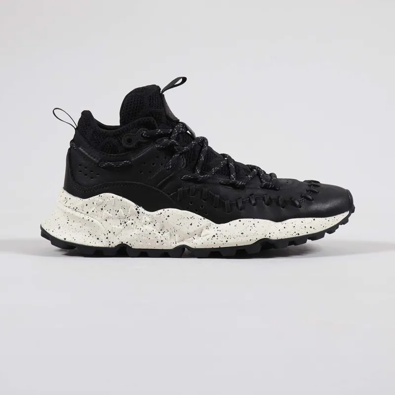 Flower Mountain Mohican Shoes Vitello Black-4