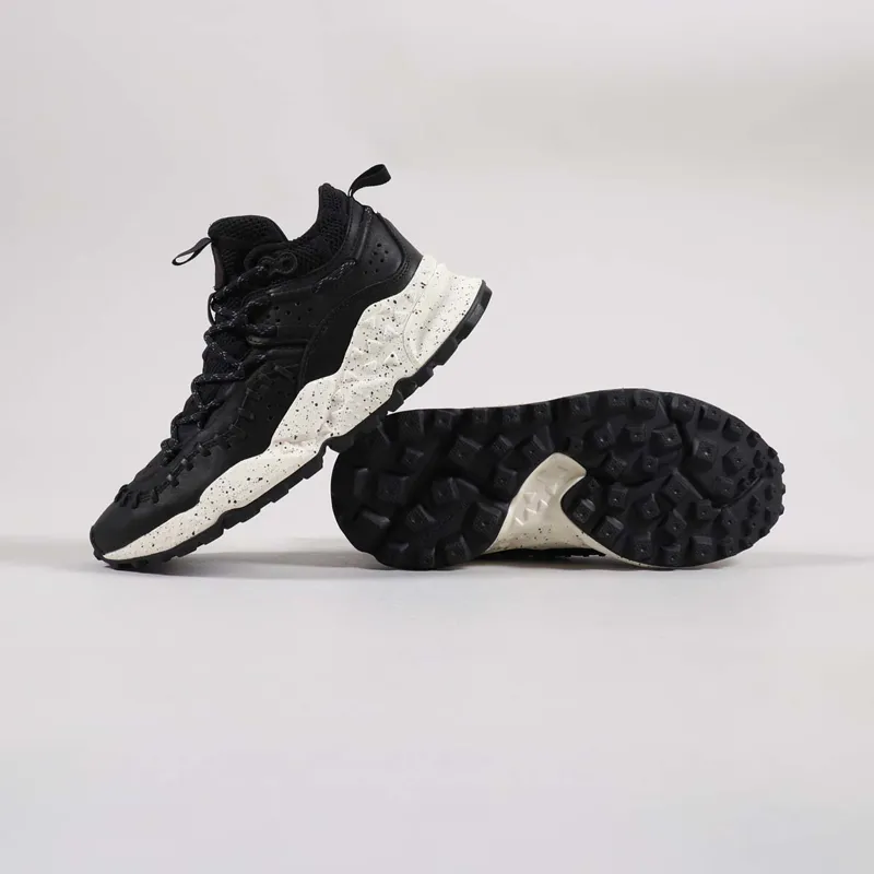 Flower Mountain Mohican Shoes Vitello Black-1