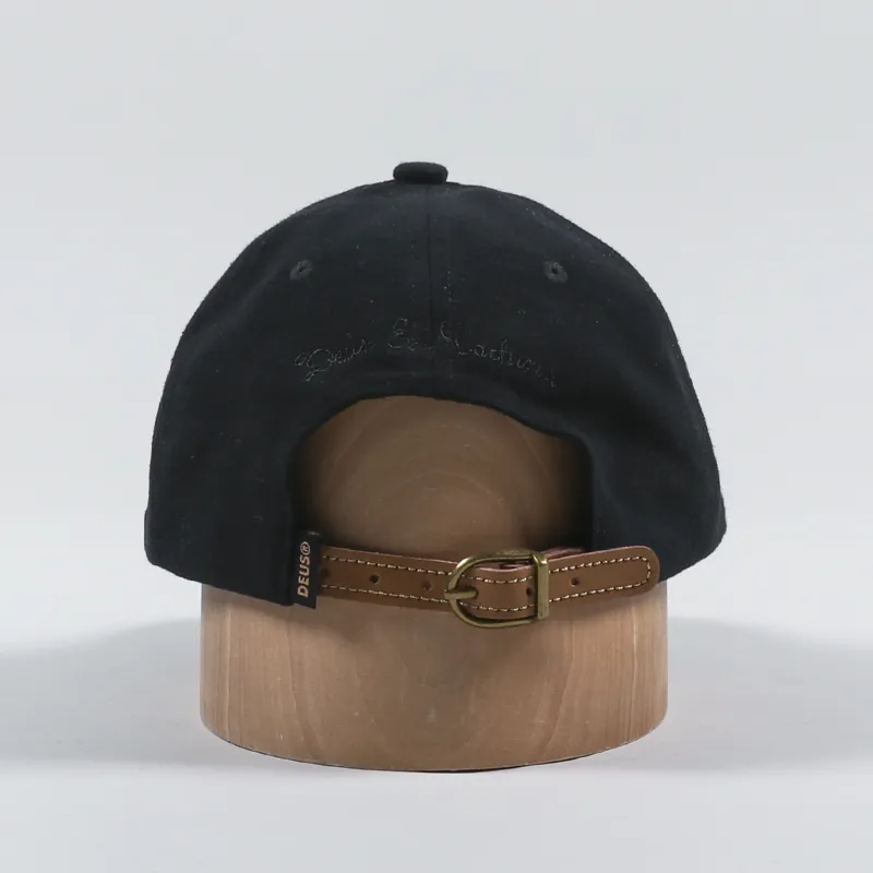 Deus Ex Machina Moleskin Cap Black-3
