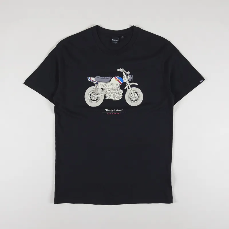 Deus Ex Machina Monkey T Shirt Black