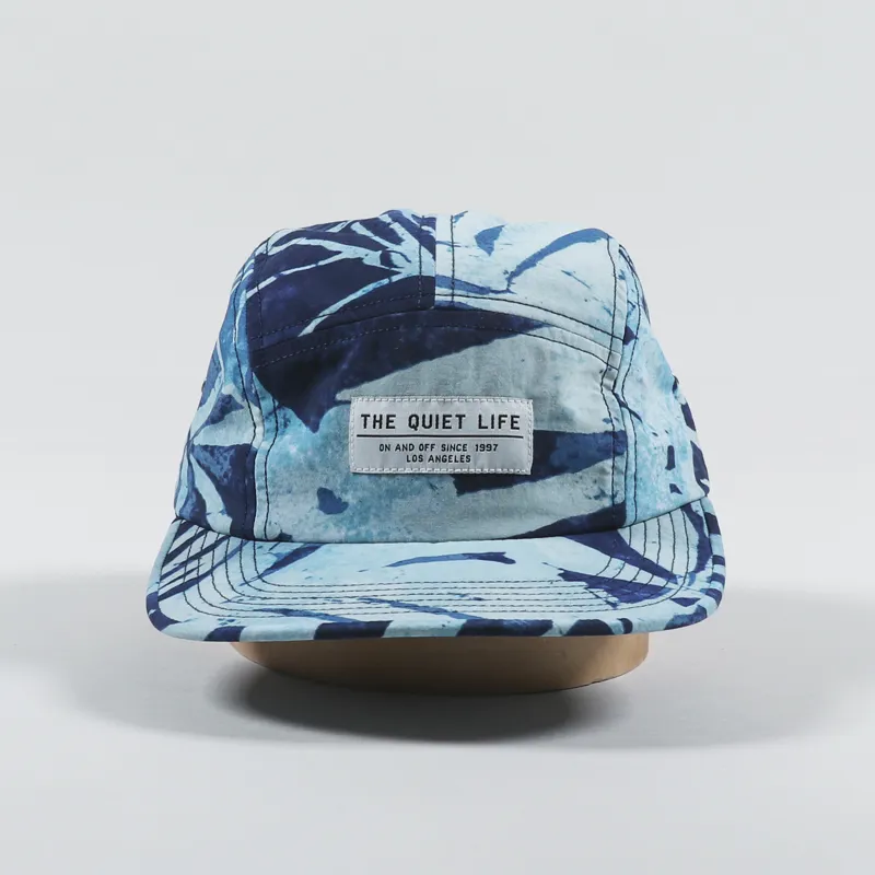 The Quiet Life Mono Print 5 Panel Cap Blue-2