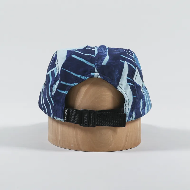 The Quiet Life Mono Print 5 Panel Cap Blue-3