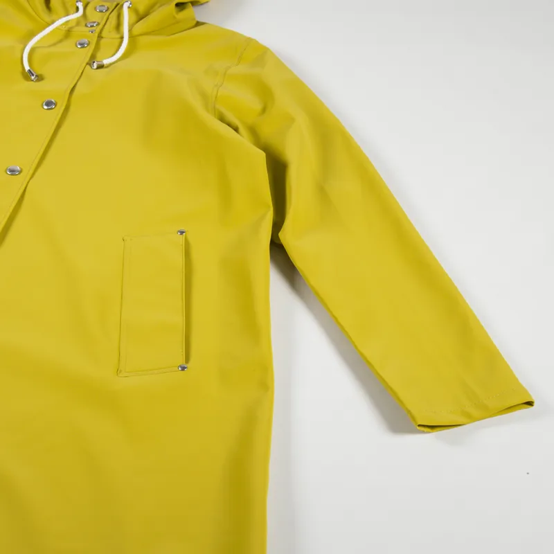 Stutterheim Womens Mosebacke Lightweight Matte Jacket Gold-10