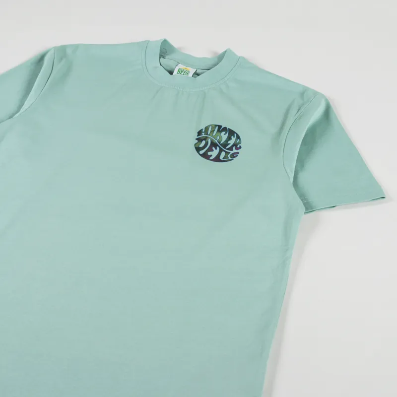 Hikerdelic High Minded T Shirt Jade Green-3