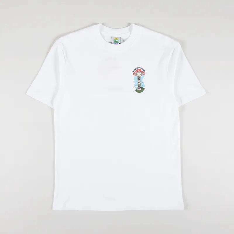 Hikerdelic Mountain High T Shirt White-1
