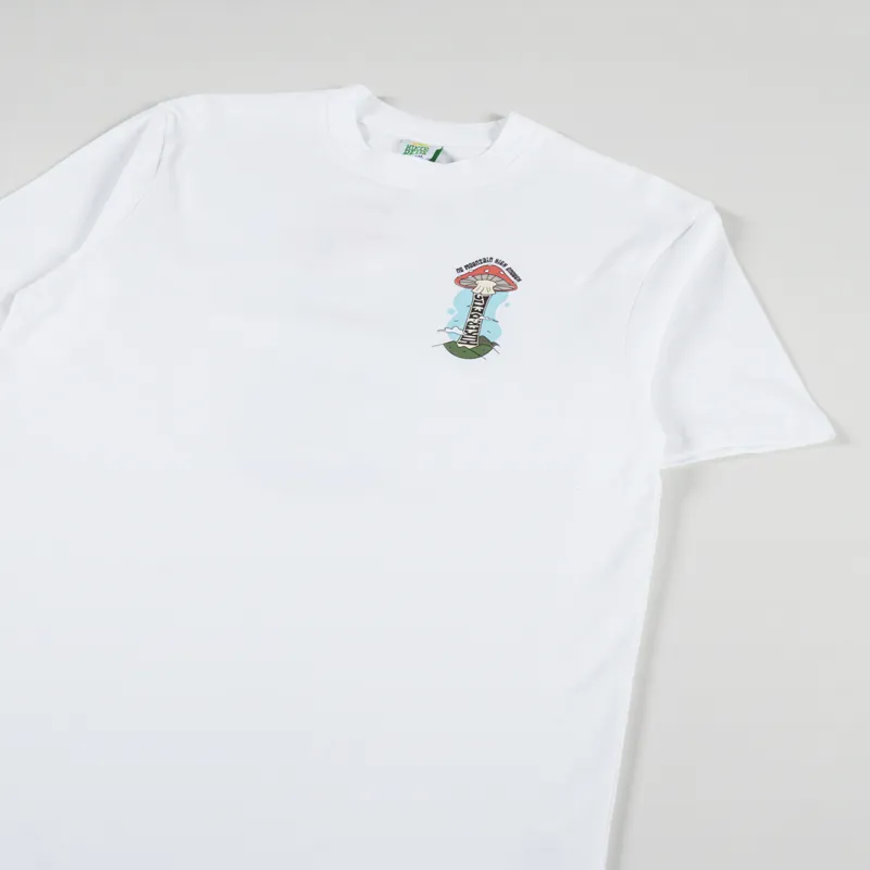 Hikerdelic Mountain High T Shirt White-3