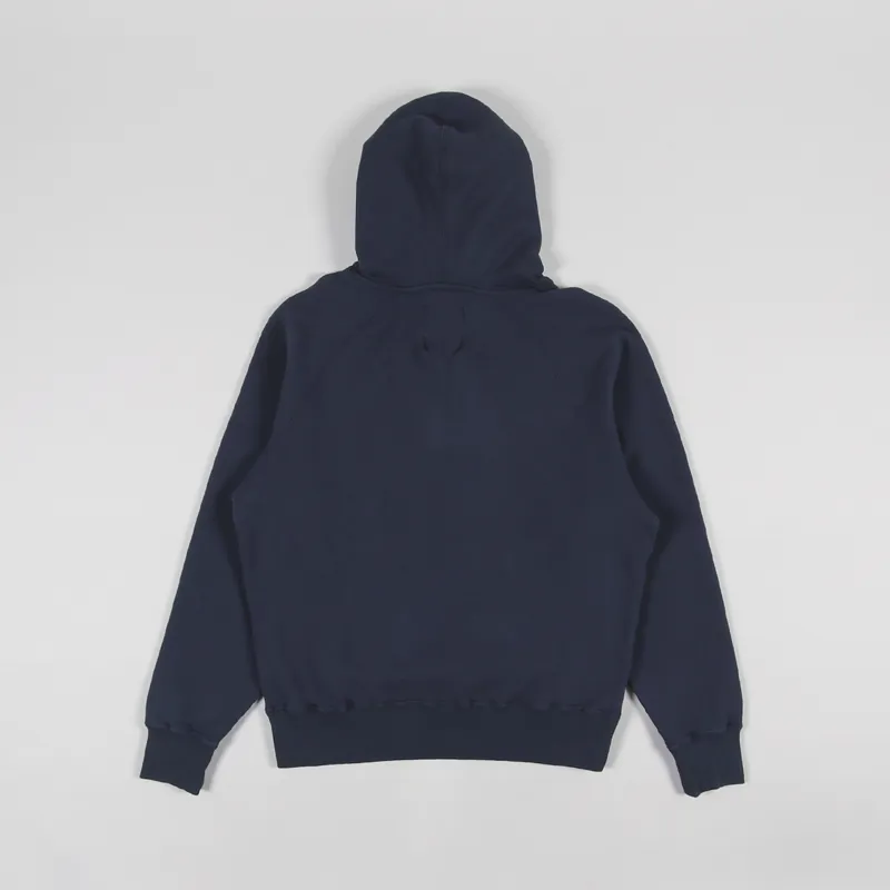 Edwin Mouri 2 Hoodie Navy Blazer-1