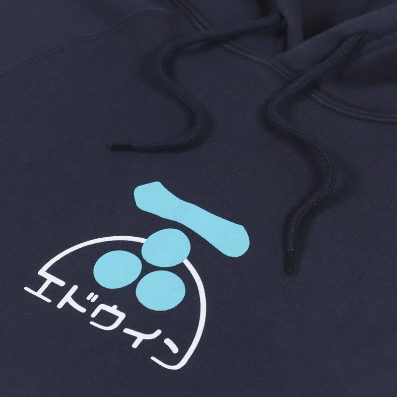 Edwin Mouri 2 Hoodie Navy Blazer-5