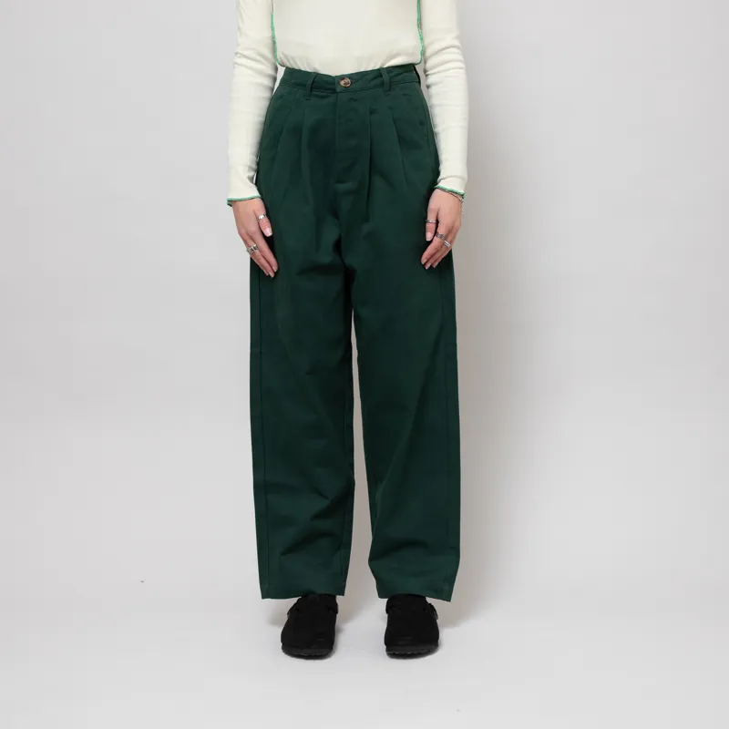 L.F. Markey Womens Classic Slacks Forest Green