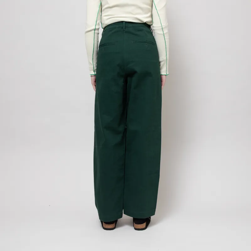 L.F. Markey Womens Classic Slacks Forest Green-2