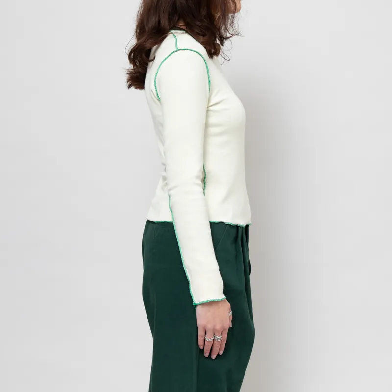 Rita Row Womens Abell T Shirt Cream Green-3