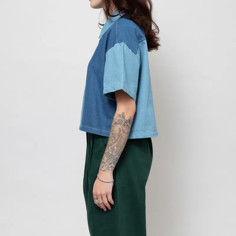 Rita Row Womens Lagos Shirt Denim Patch-1