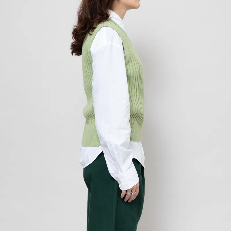 Rhythm Womens Shell Beach Sweater Vest Sage-3