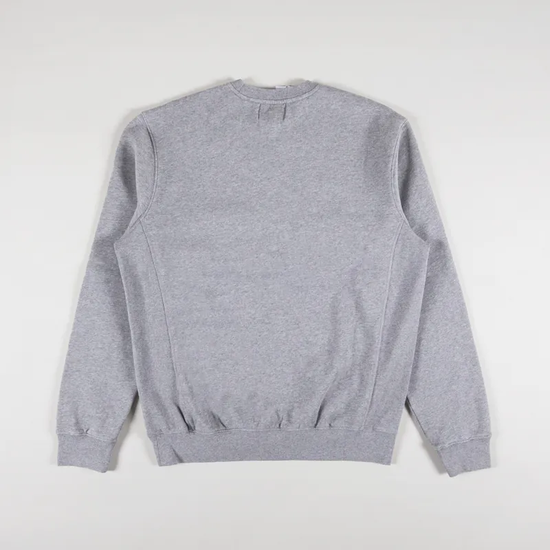 Palmes Tennis Society Mr. Palmes Crewneck Sweatshirt Grey Melange-5
