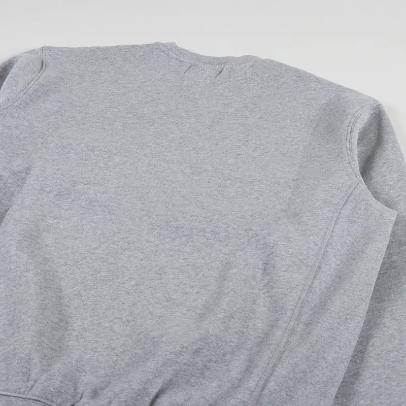 Palmes Tennis Society Mr. Palmes Crewneck Sweatshirt Grey Melange-6