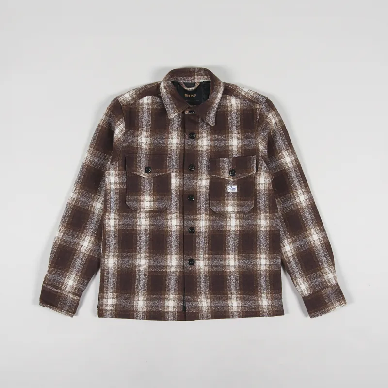 Deus Ex Machina Marcus Check Shirt Brown Plaid