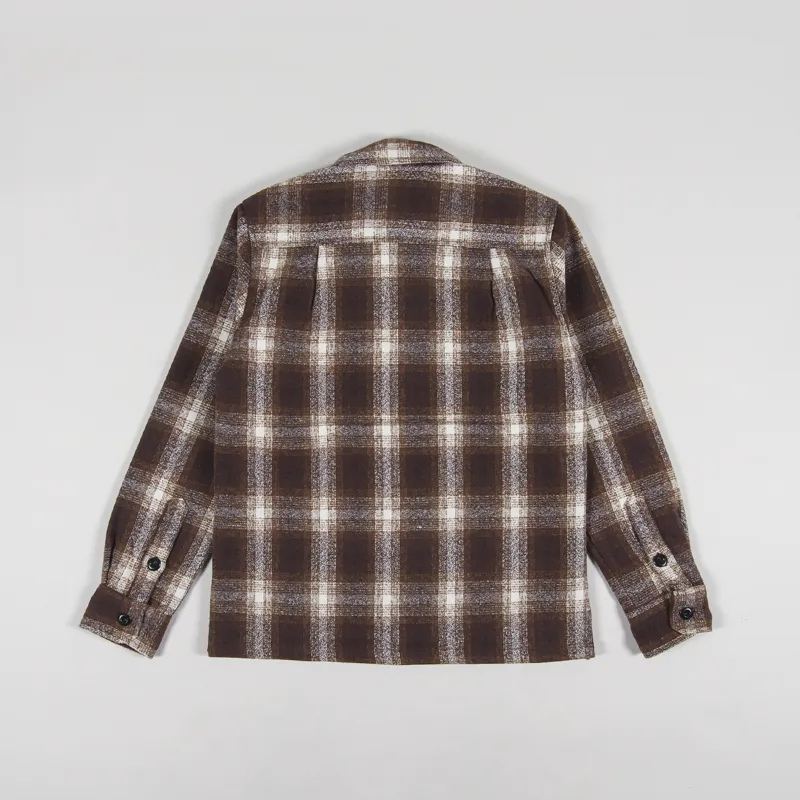 Deus Ex Machina Marcus Check Shirt Brown Plaid-2