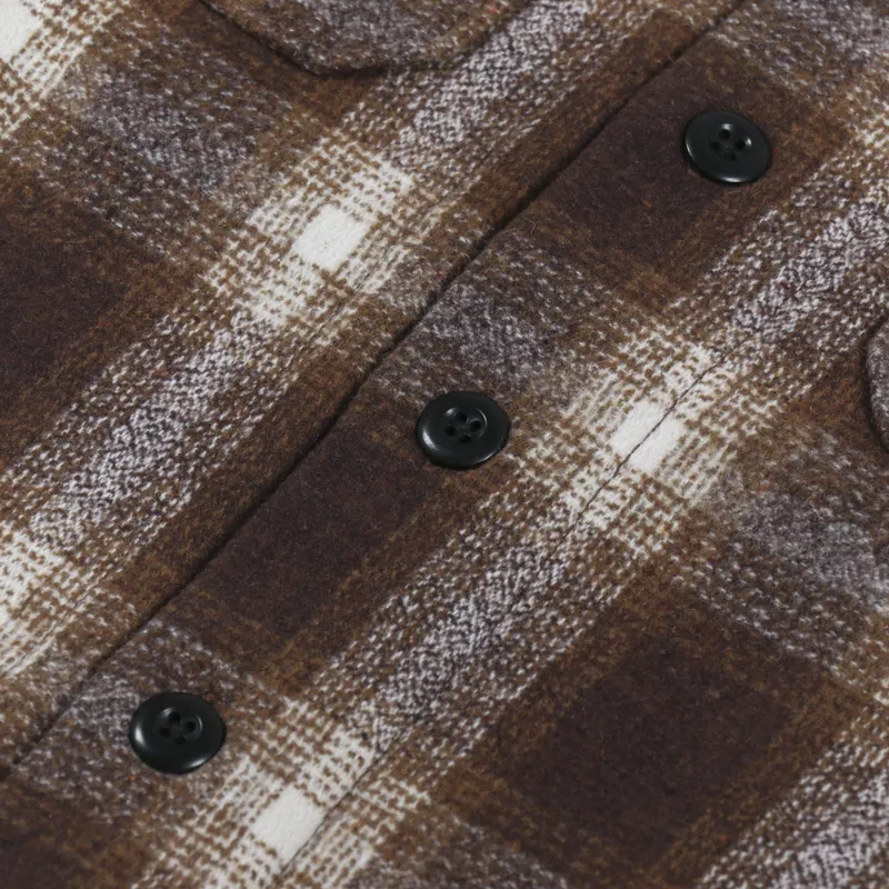 Deus Ex Machina Marcus Check Shirt Brown Plaid-8