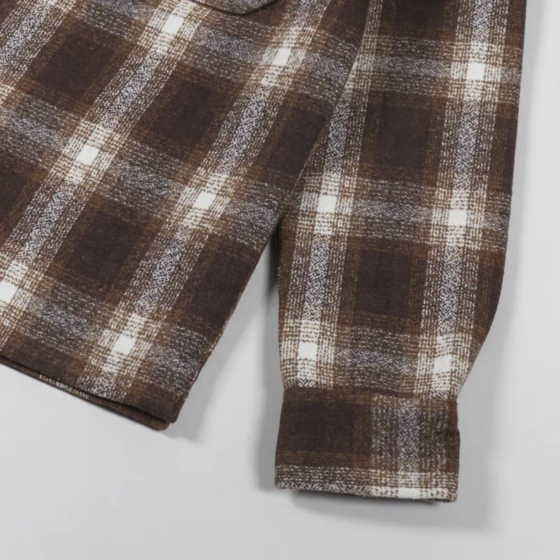 Deus Ex Machina Marcus Check Shirt Brown Plaid-9